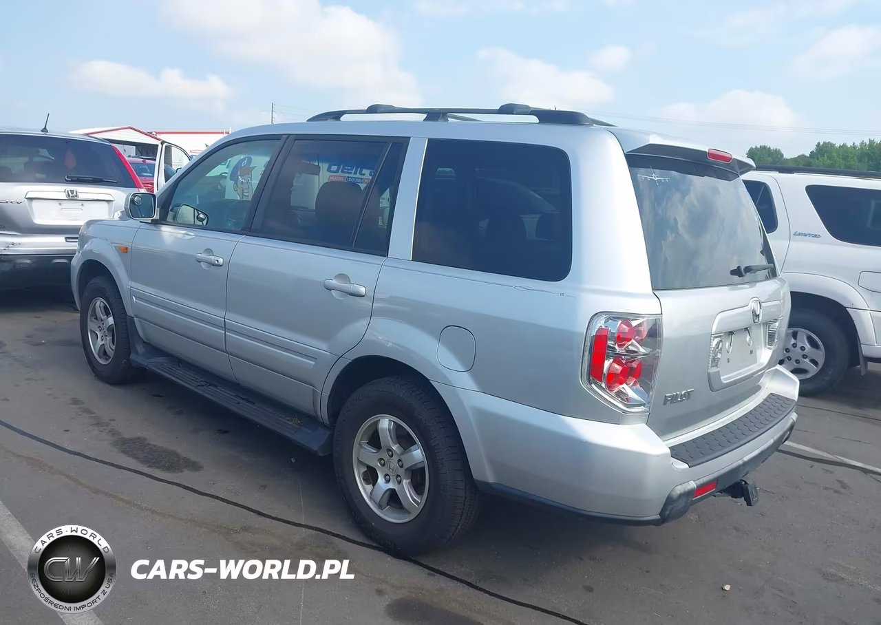 2007 Honda Pilot Ex-L VIN:5FNYF28647B024206 - 3