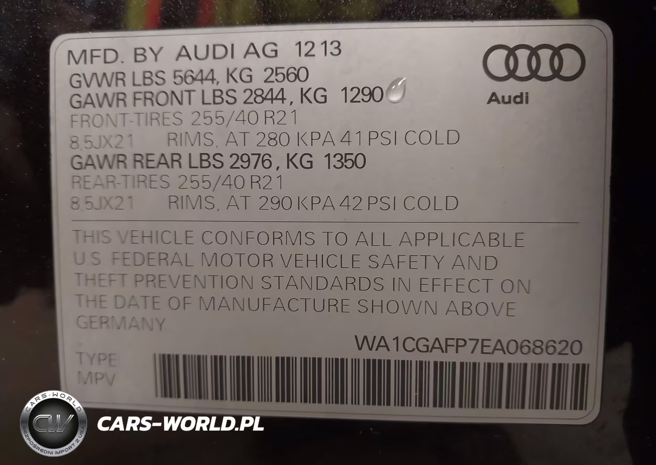 2014 Audi Sq5 3.0T Premium Plus VIN:WA1CGAFP7EA068620 - 9