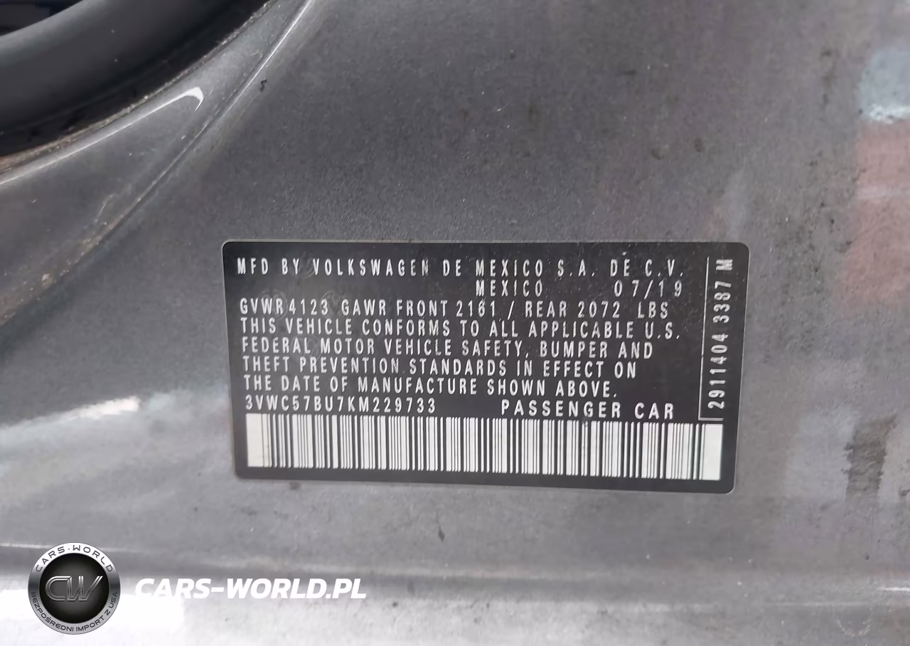2019 Volkswagen Jetta 1.4T R-Line-1.4T S-1.4T Se VIN:3VWC57BU7KM229733 - 9