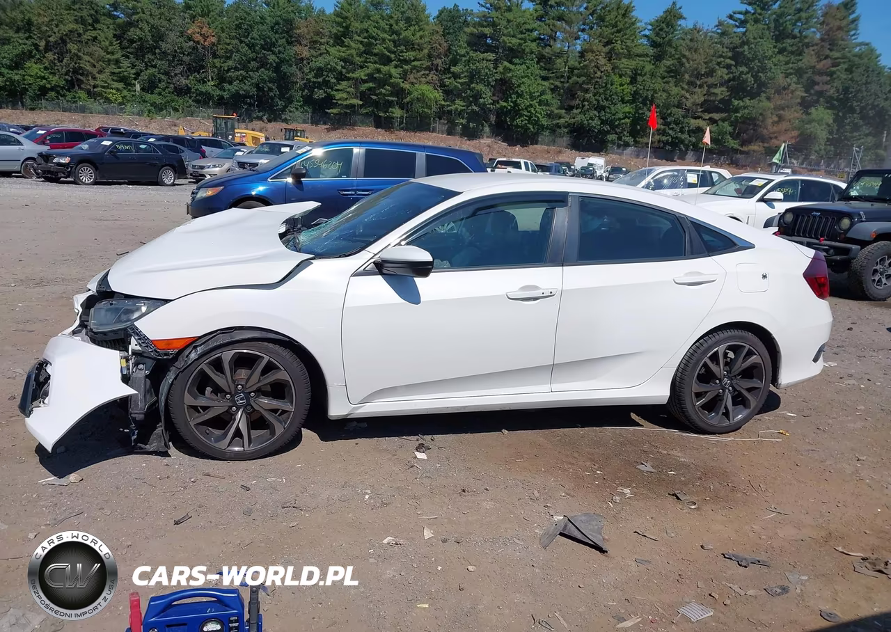 2019 Honda Civic Sport VIN:2HGFC2F88KH501227 - 15