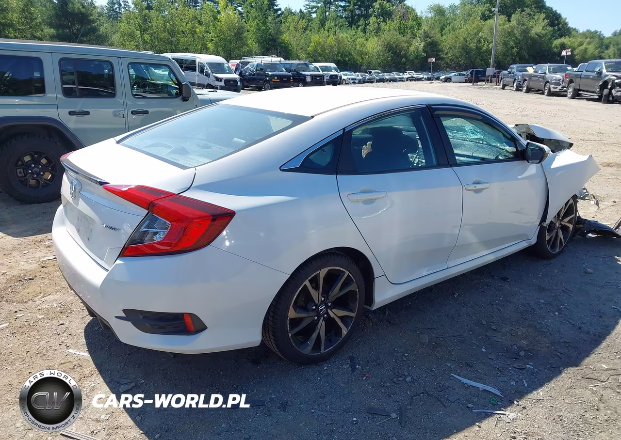 2019 Honda Civic Sport VIN:2HGFC2F88KH501227 - 4