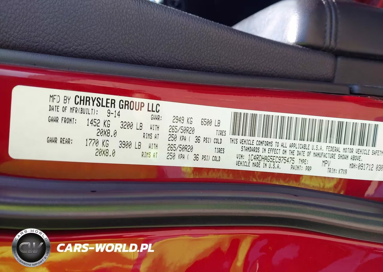2014 Dodge Durango Sxt VIN:1C4RDHAG5EC975475 - 9