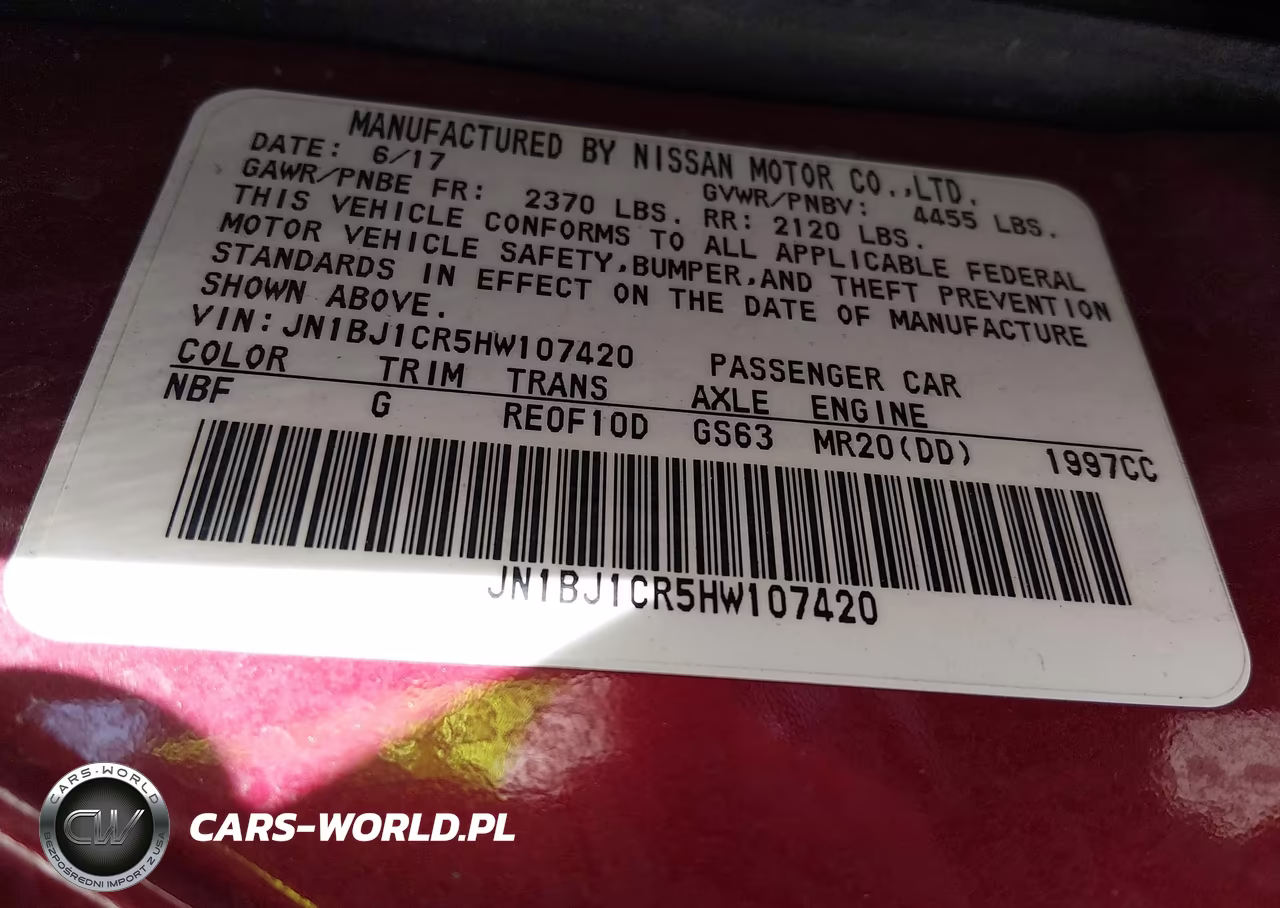 2017 Nissan Rogue Sport Sl VIN:JN1BJ1CR5HW107420 - 9