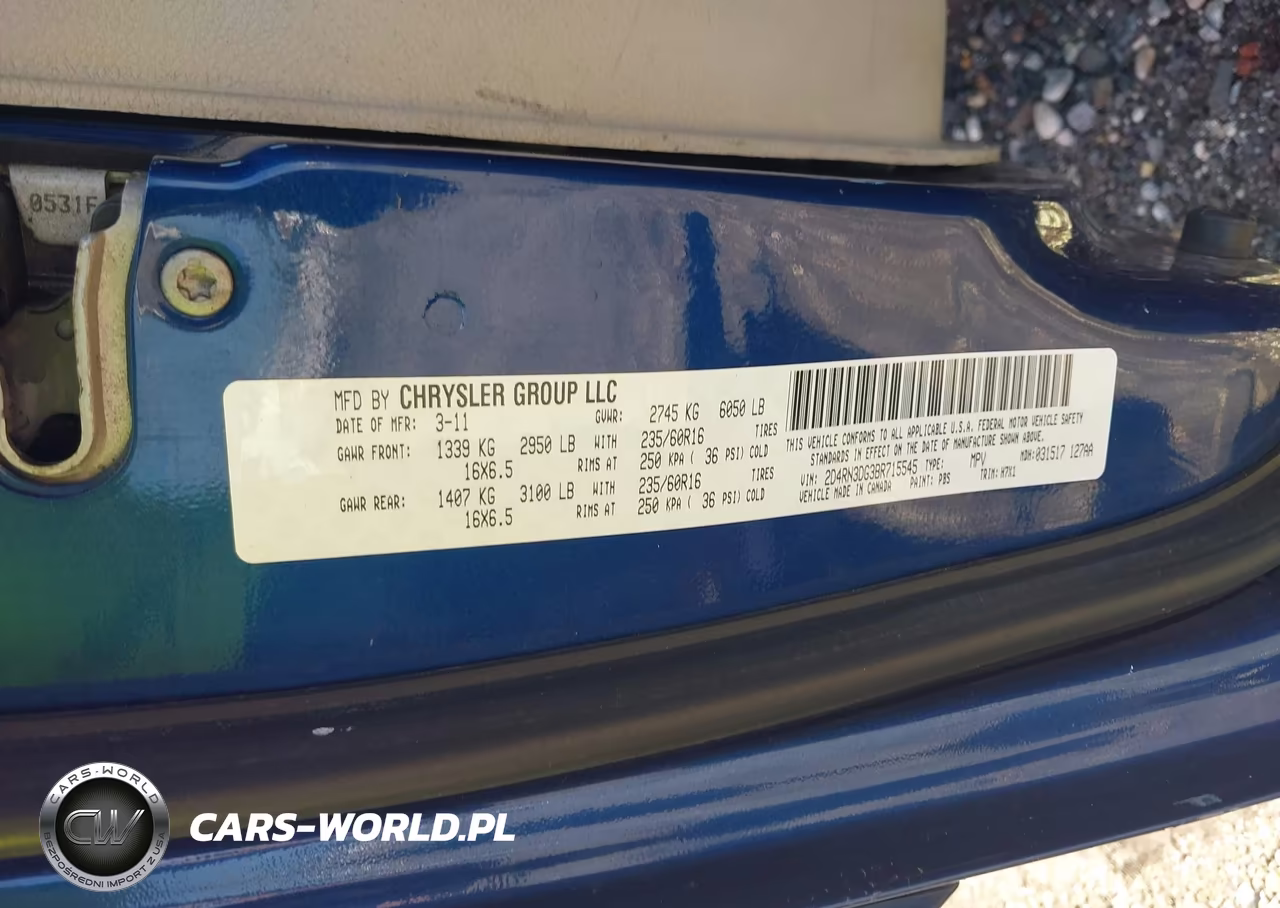 2011 Dodge Grand Caravan Mainstreet VIN:2D4RN3DG3BR715545 - 9