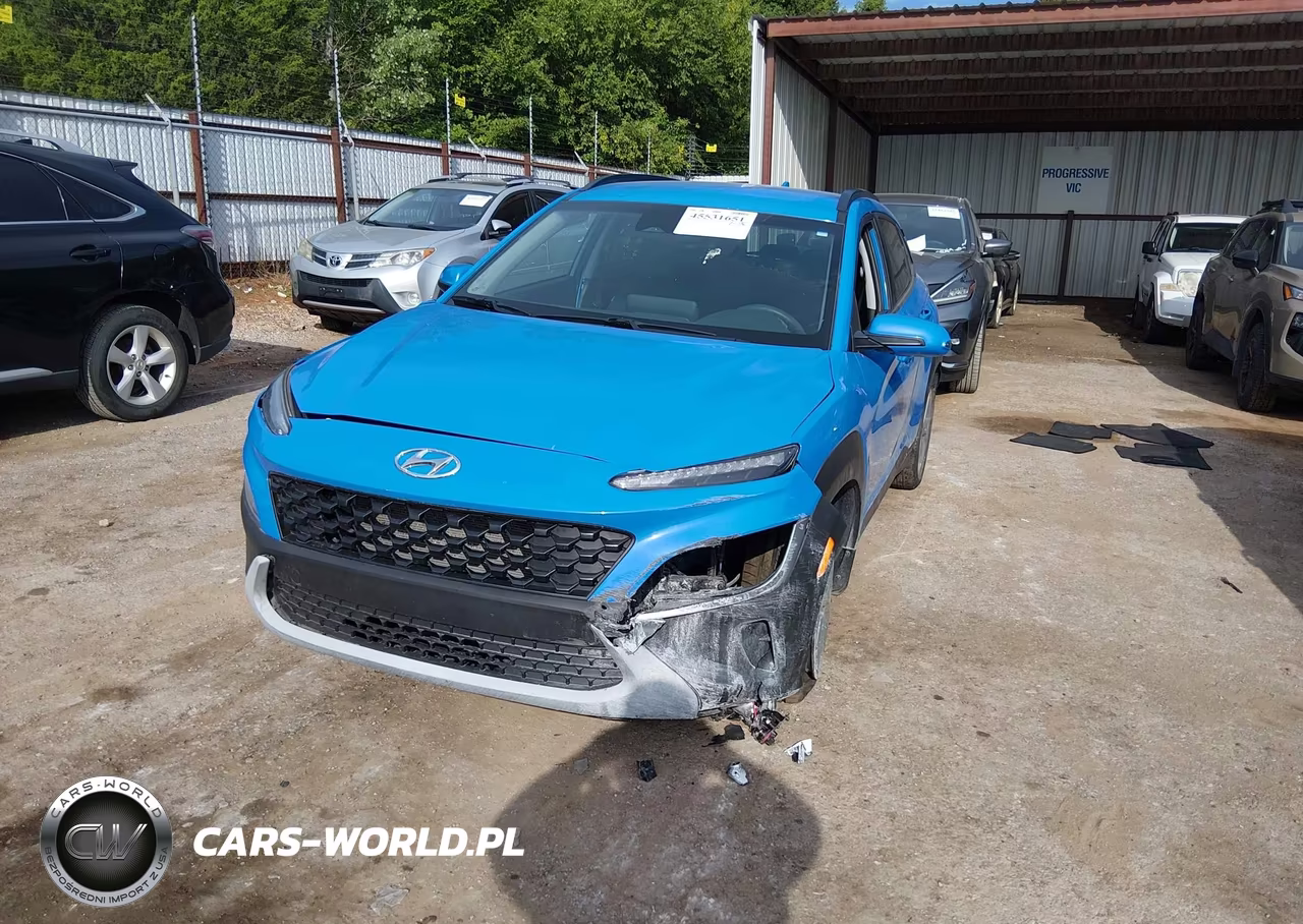 2022 Hyundai Kona Sel VIN:KM8K62AB4NU927310 - 2