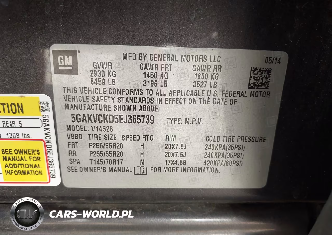 2014 Buick Enclave Premium VIN:5GAKVCKD5EJ365739 - 9
