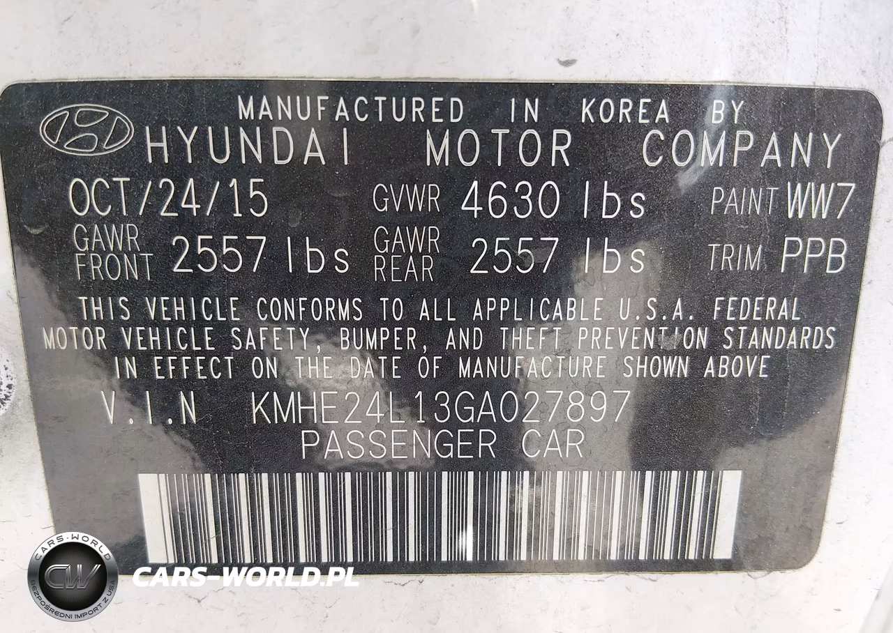2016 Hyundai Sonata Hybrid Se VIN:KMHE24L13GA027897 - 9