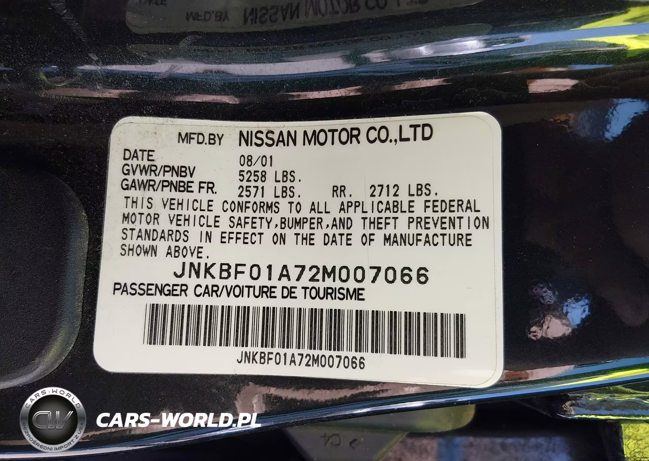 2002 Infiniti Q45 Luxury VIN:JNKBF01A72M007066 - 9