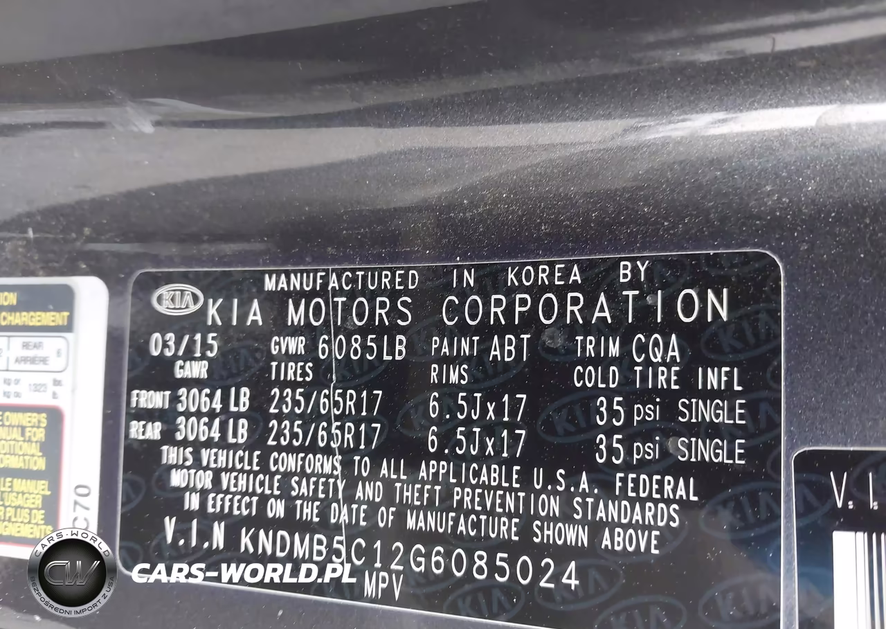 2016 Kia Sedona Lx VIN:KNDMB5C12G6085024 - 9
