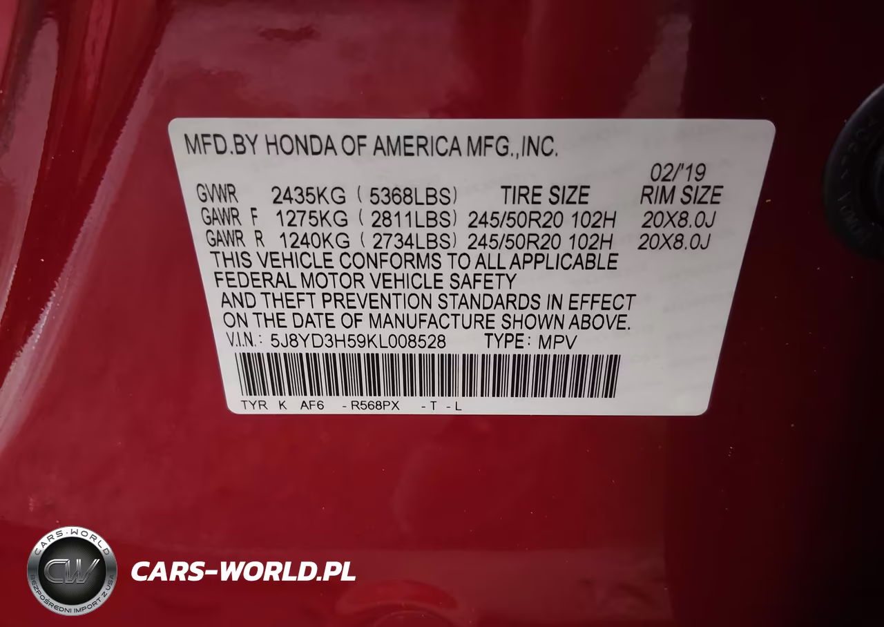 2019 Acura Mdx Tech Pkg VIN:5J8YD3H59KL008528 - 9