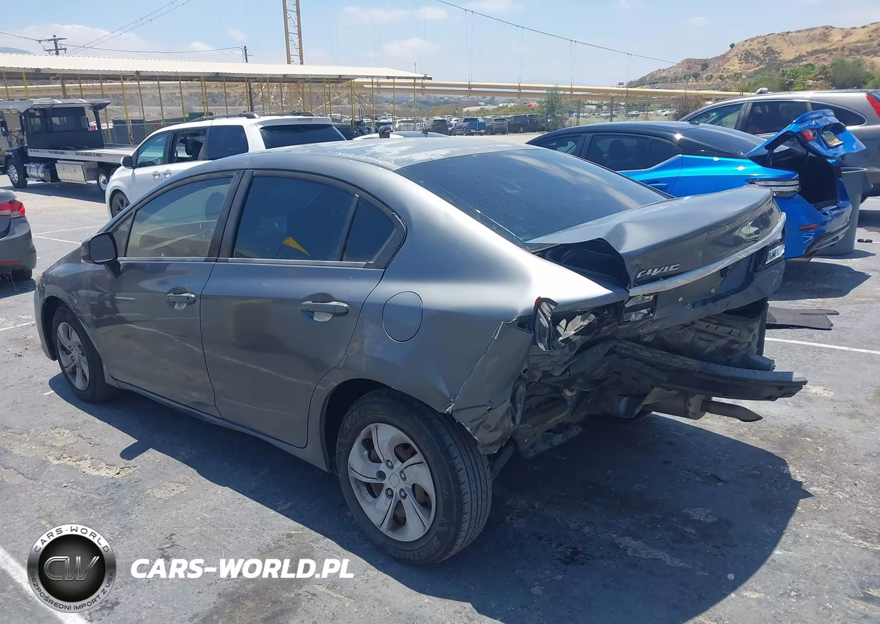 2013 Honda Civic Lx VIN:19XFB2F50DE250175 - 3