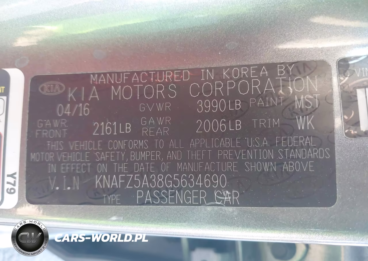 2016 Kia Forte Sx VIN:KNAFZ5A38G5634690 - 9