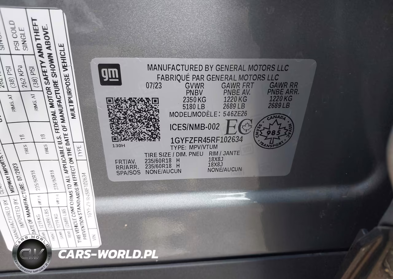 2024 Cadillac Xt4 Sport VIN:1GYFZFR45RF102634 - 9