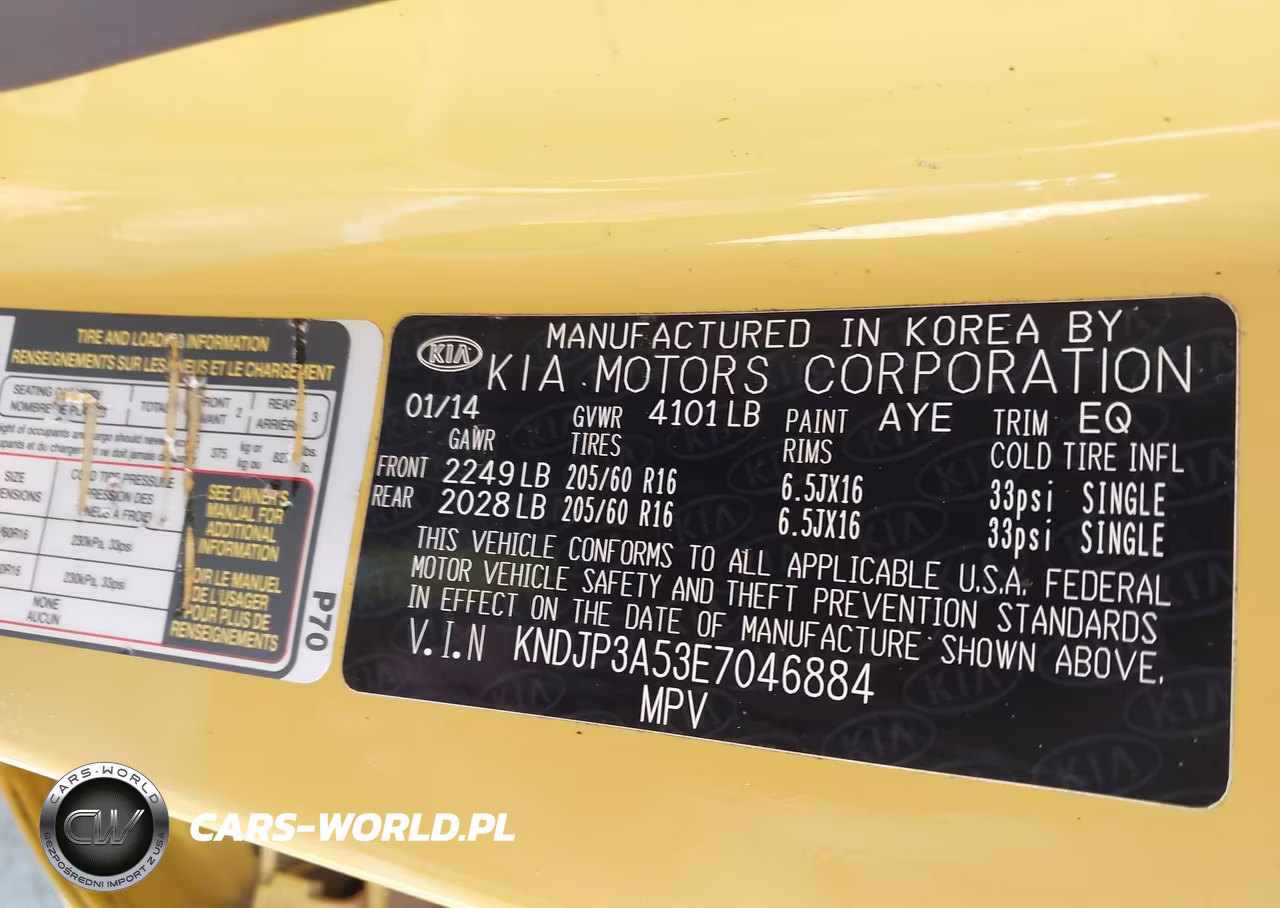 2014 Kia Soul + VIN:KNDJP3A53E7046884 - 9