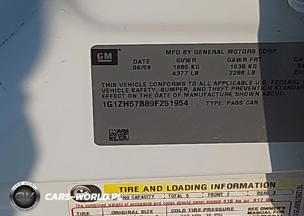 2009 Chevrolet Malibu Lt VIN:1G1ZH57B89F251954 - 9