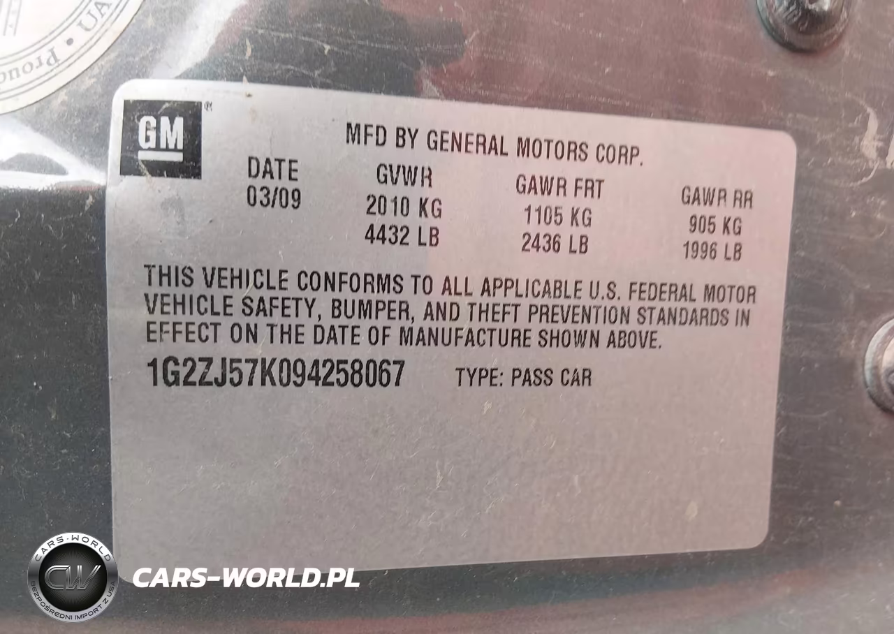 2009 Pontiac G6 New Se VIN:1G2ZJ57K094258067 - 9