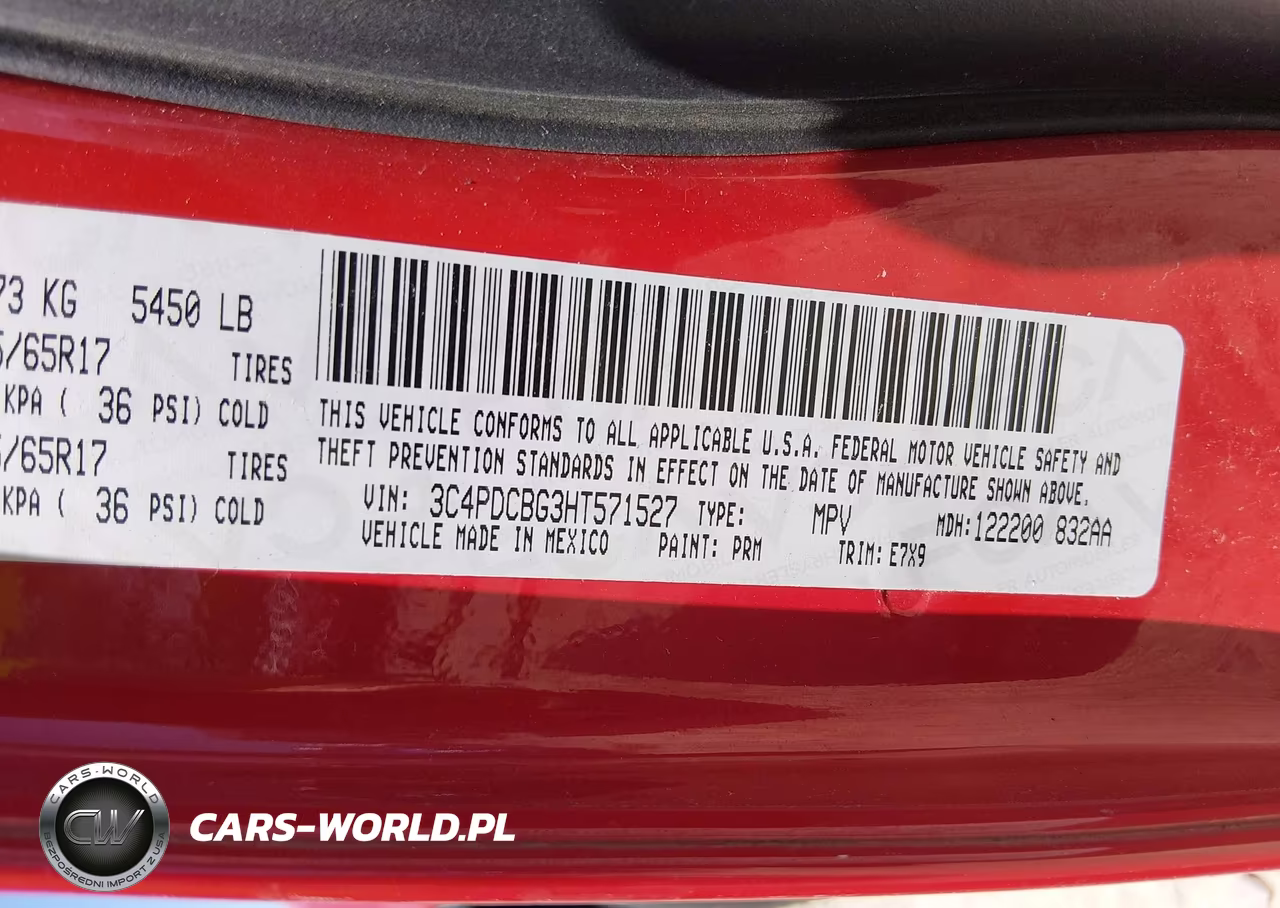 2017 Dodge Journey Sxt VIN:3C4PDCBG3HT571527 - 9
