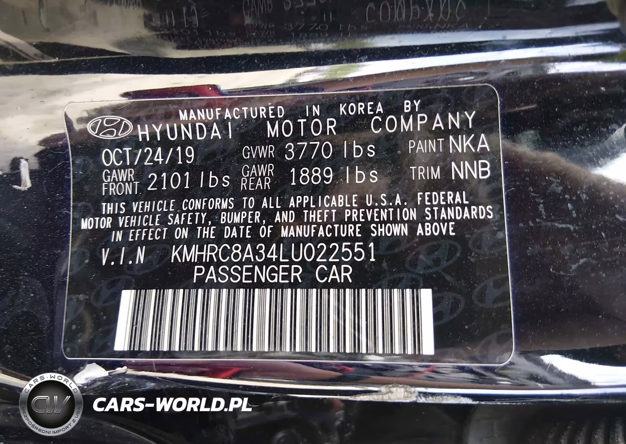 2020 Hyundai Venue Sel VIN:KMHRC8A34LU022551 - 9