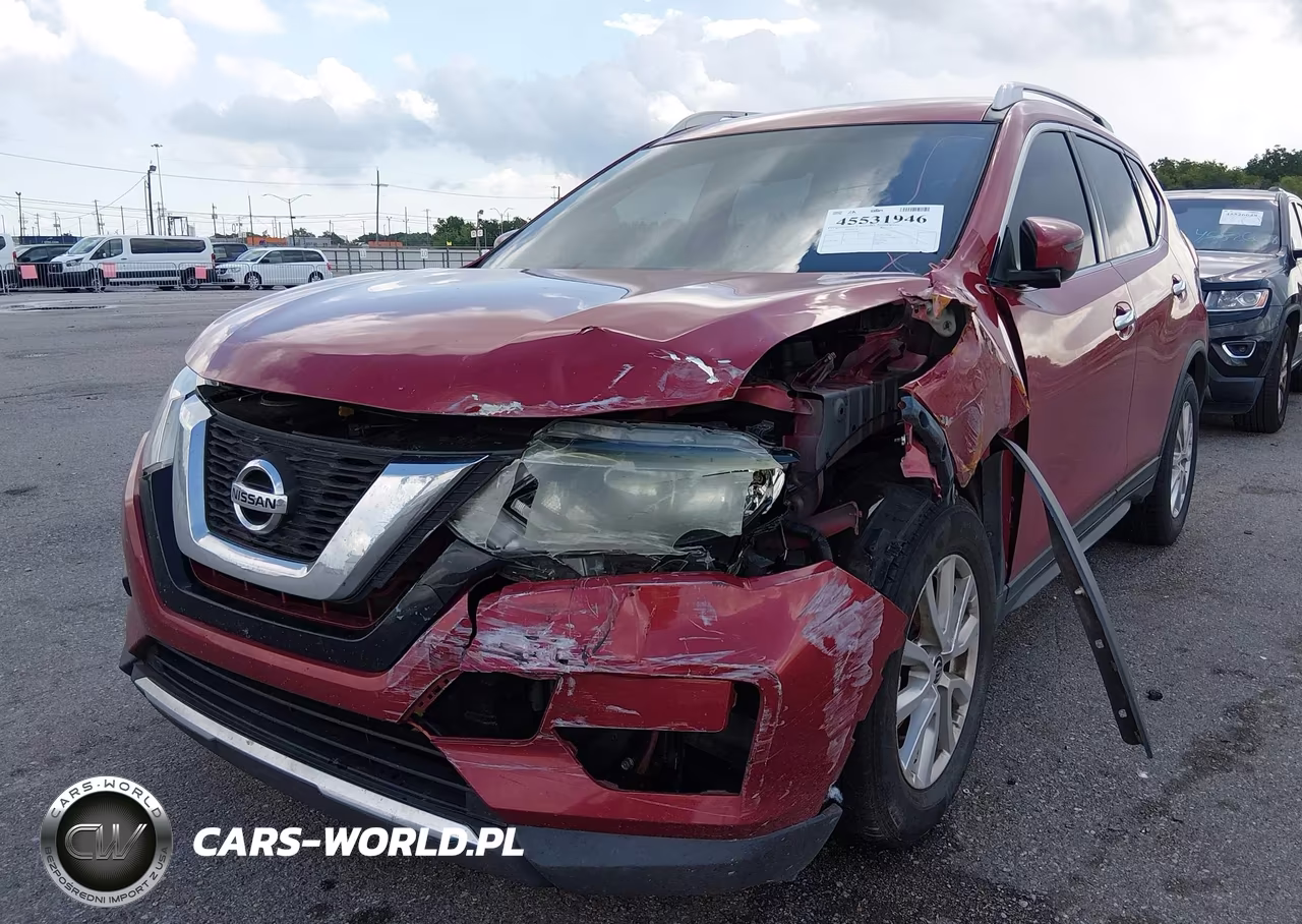 2017 Nissan Rogue Sv VIN:JN8AT2MT2HW392889 - 2