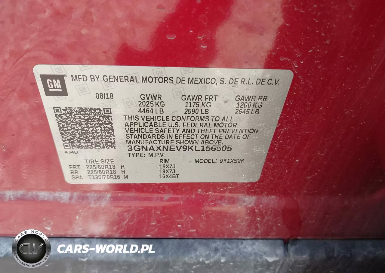 2019 Chevrolet Equinox Premier VIN:3GNAXNEV9KL156505 - 9