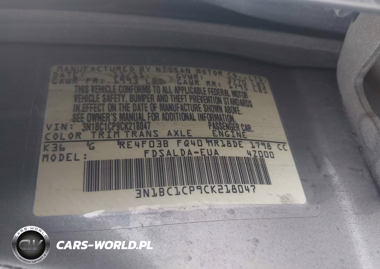 2012 Nissan Versa 1.8 S VIN:3N1BC1CP9CK218047 - 9