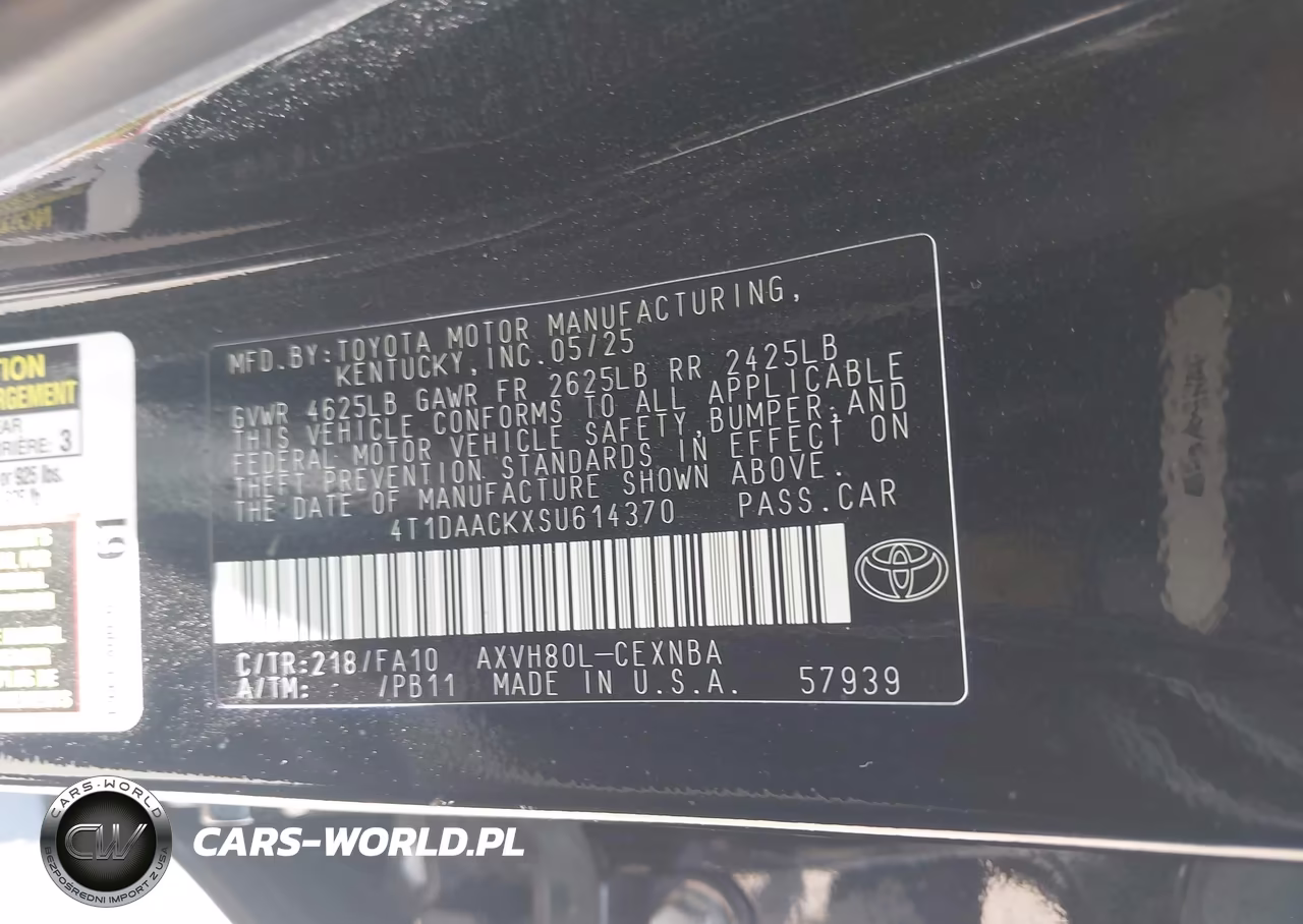2025 Toyota Camry Xse VIN:4T1DAACKXSU614370 - 9