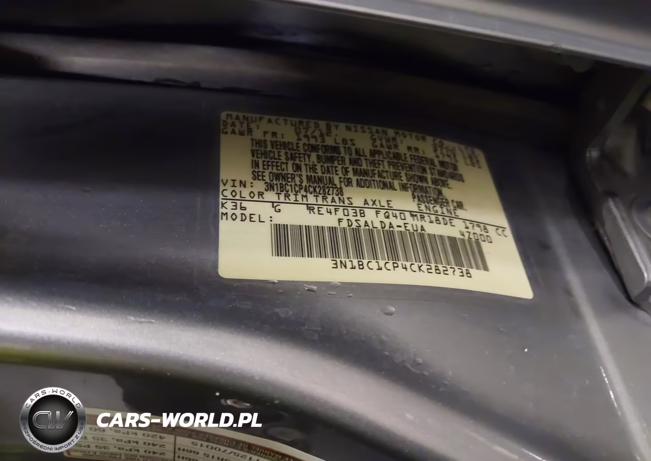 2012 Nissan Versa 1.8 S VIN:3N1BC1CP4CK282738 - 9
