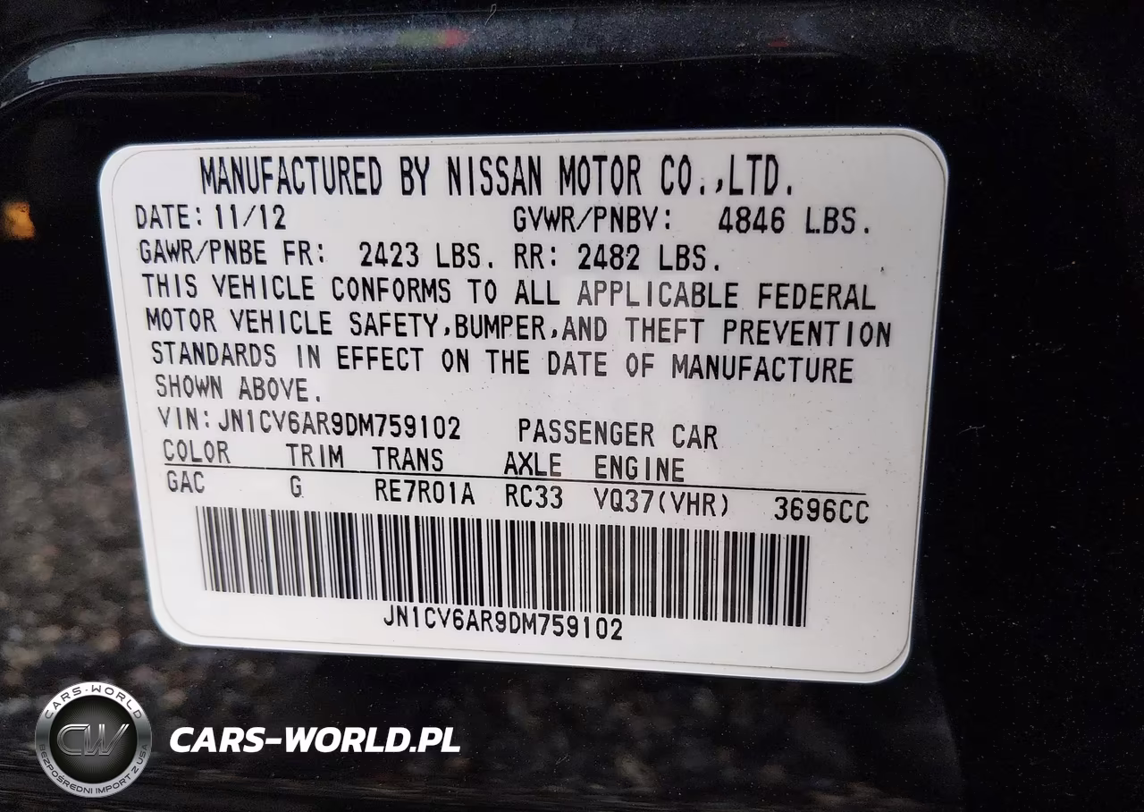 2013 Infiniti G37X VIN:JN1CV6AR9DM759102 - 9
