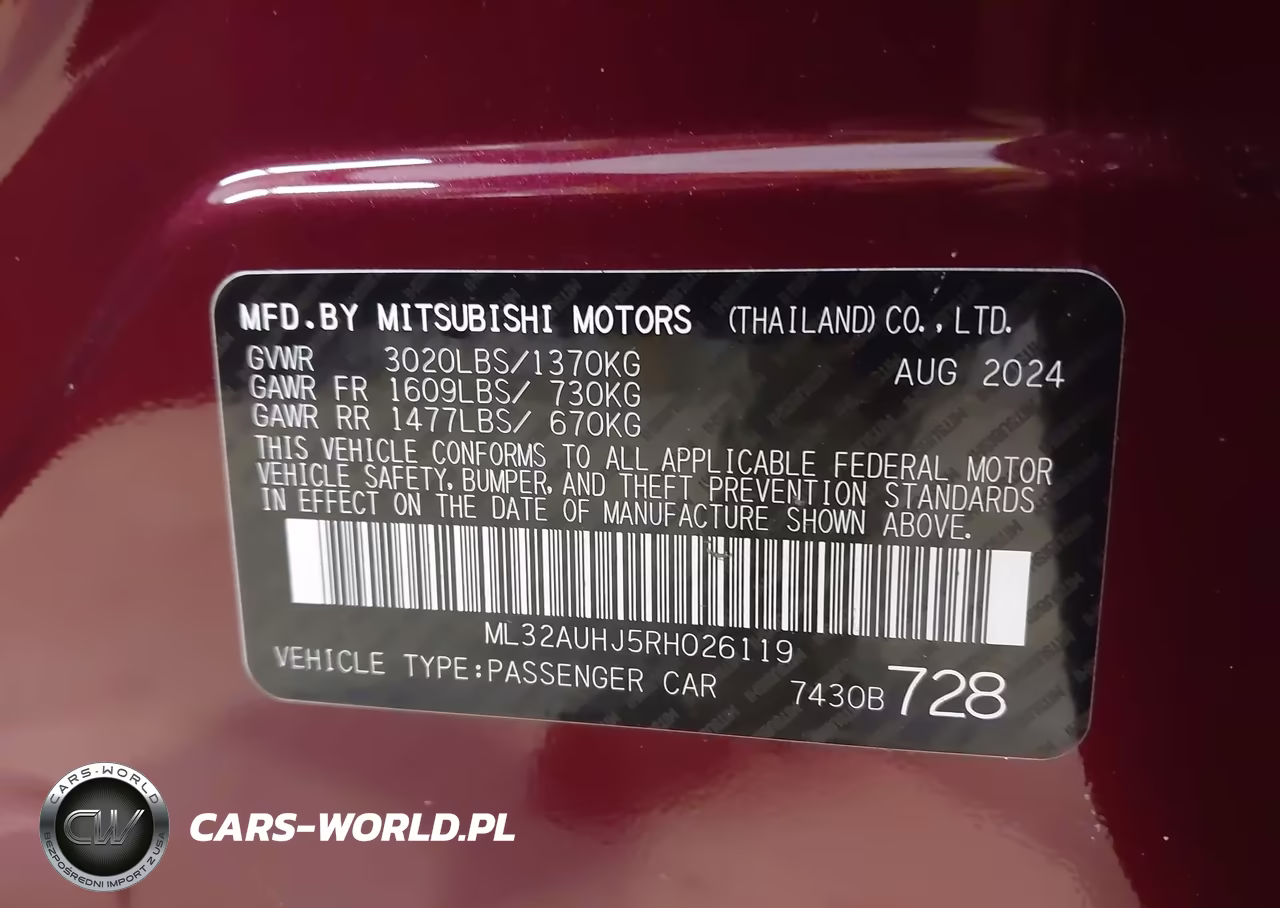 2024 Mitsubishi Mirage Le VIN:ML32AUHJ5RH026119 - 9