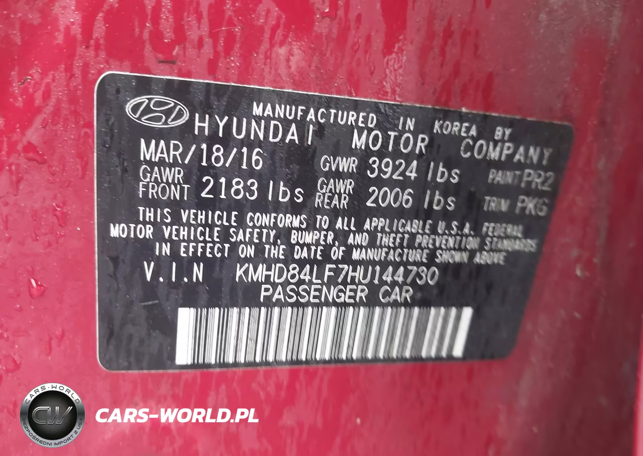 2017 Hyundai Elantra Se VIN:KMHD84LF7HU144730 - 9