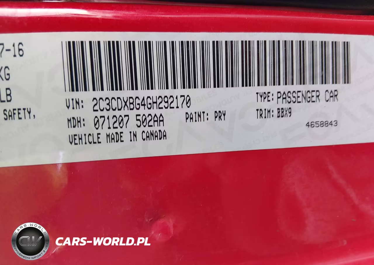 2016 Dodge Charger Se VIN:2C3CDXBG4GH292170 - 9