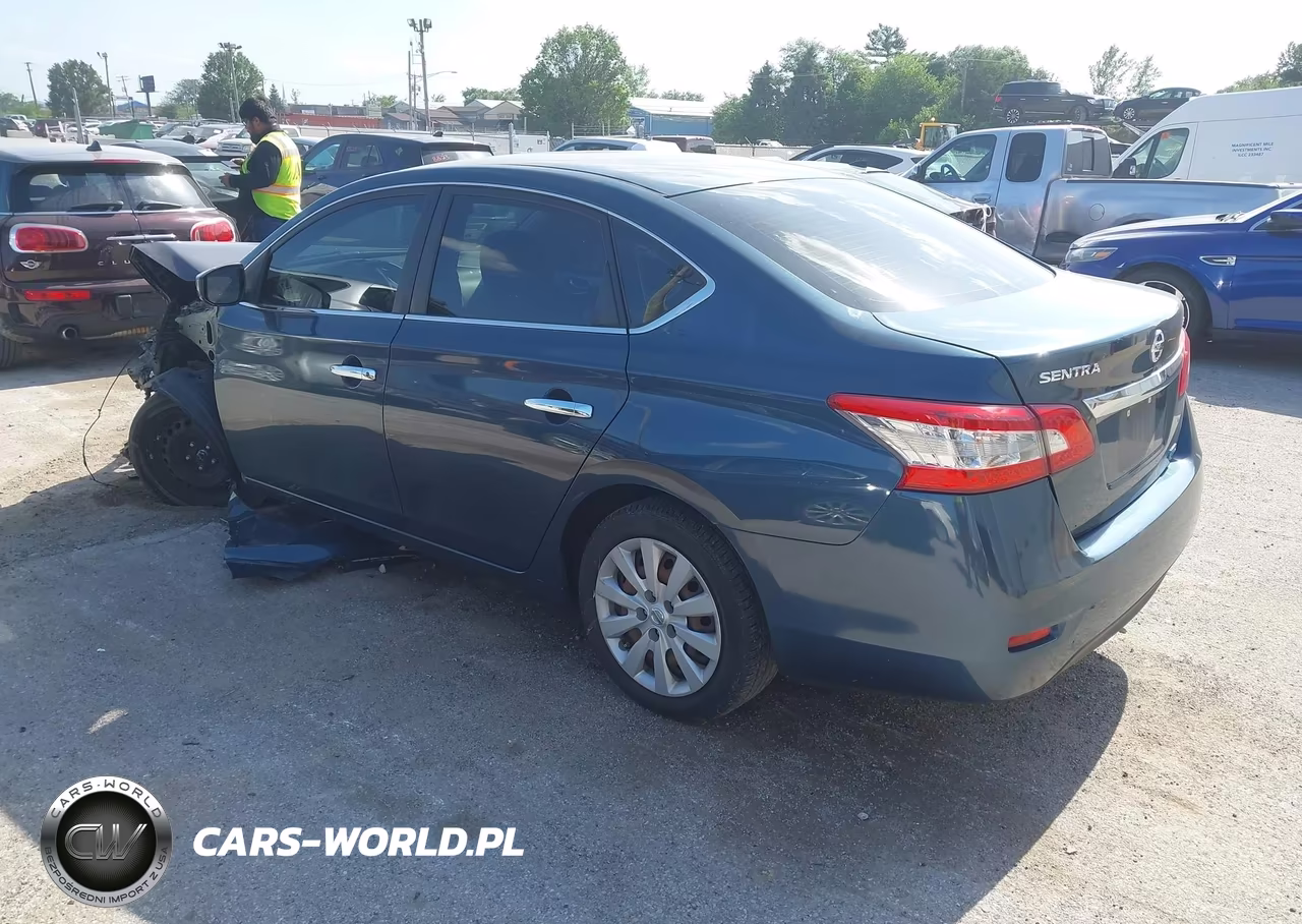 2014 Nissan Sentra Sv VIN:3N1AB7AP6EL669079 - 3
