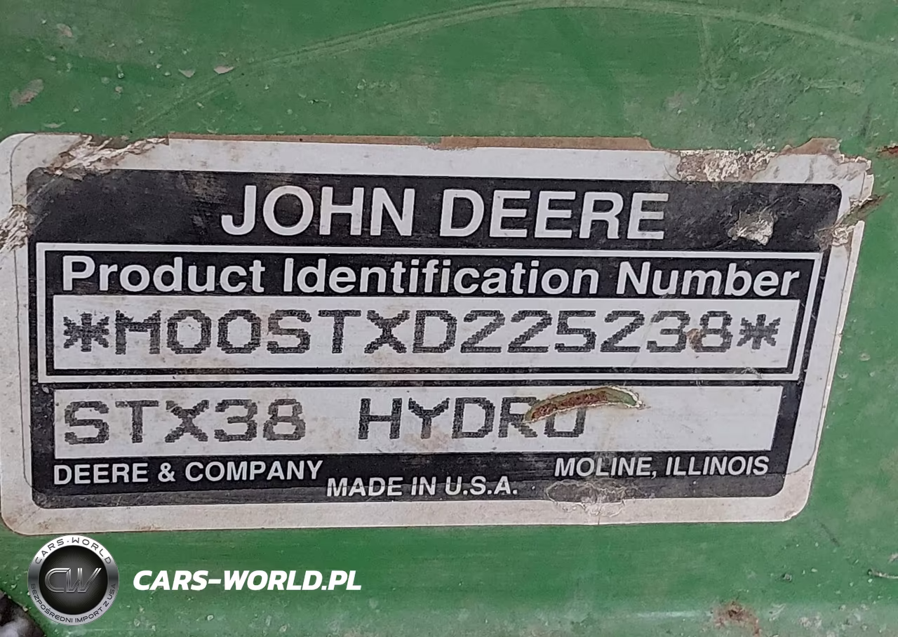 2006 John Deere Lawnmower VIN:M00STXD225238 - 9