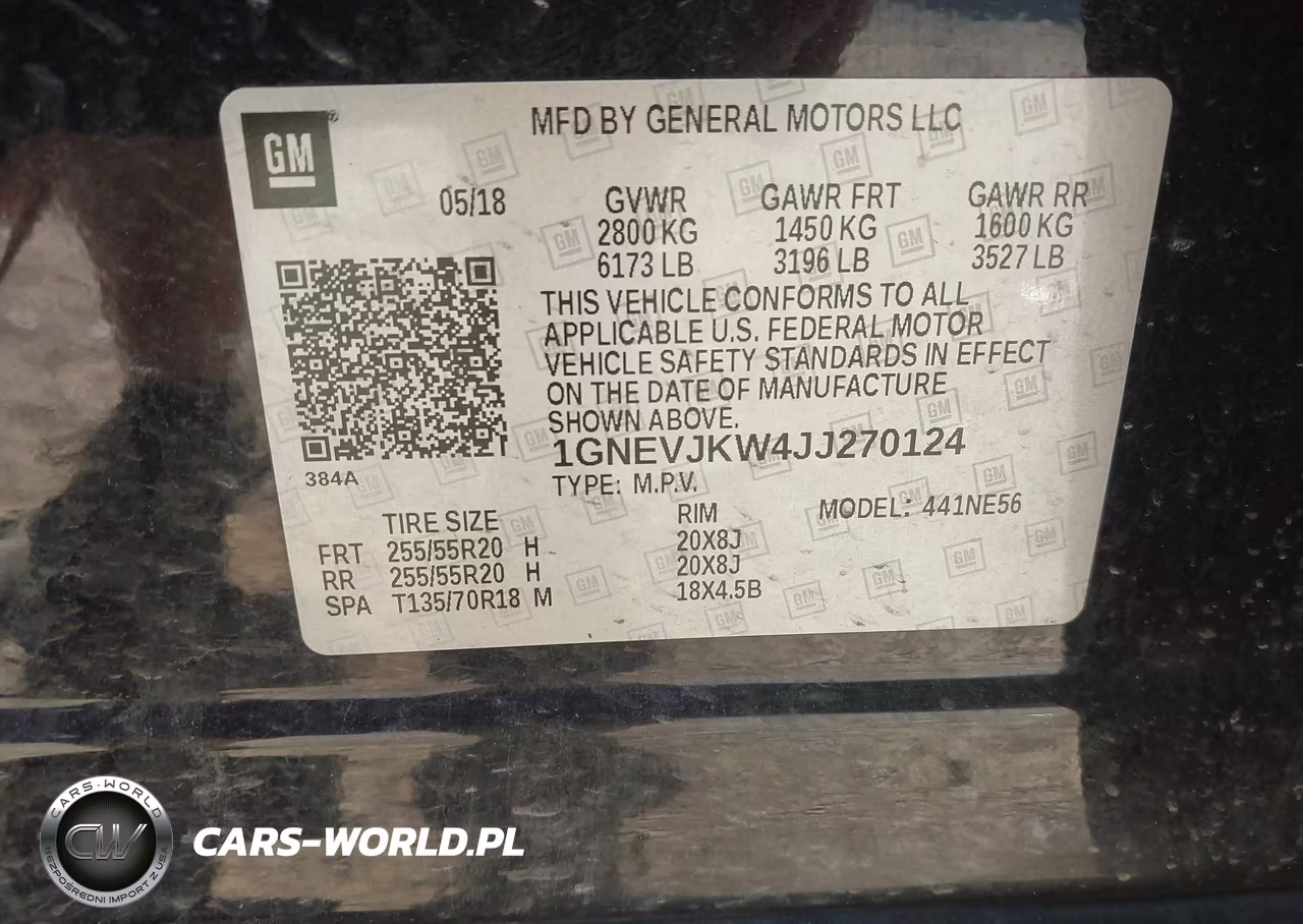 2018 Chevrolet Traverse Premier VIN:1GNEVJKW4JJ270124 - 9