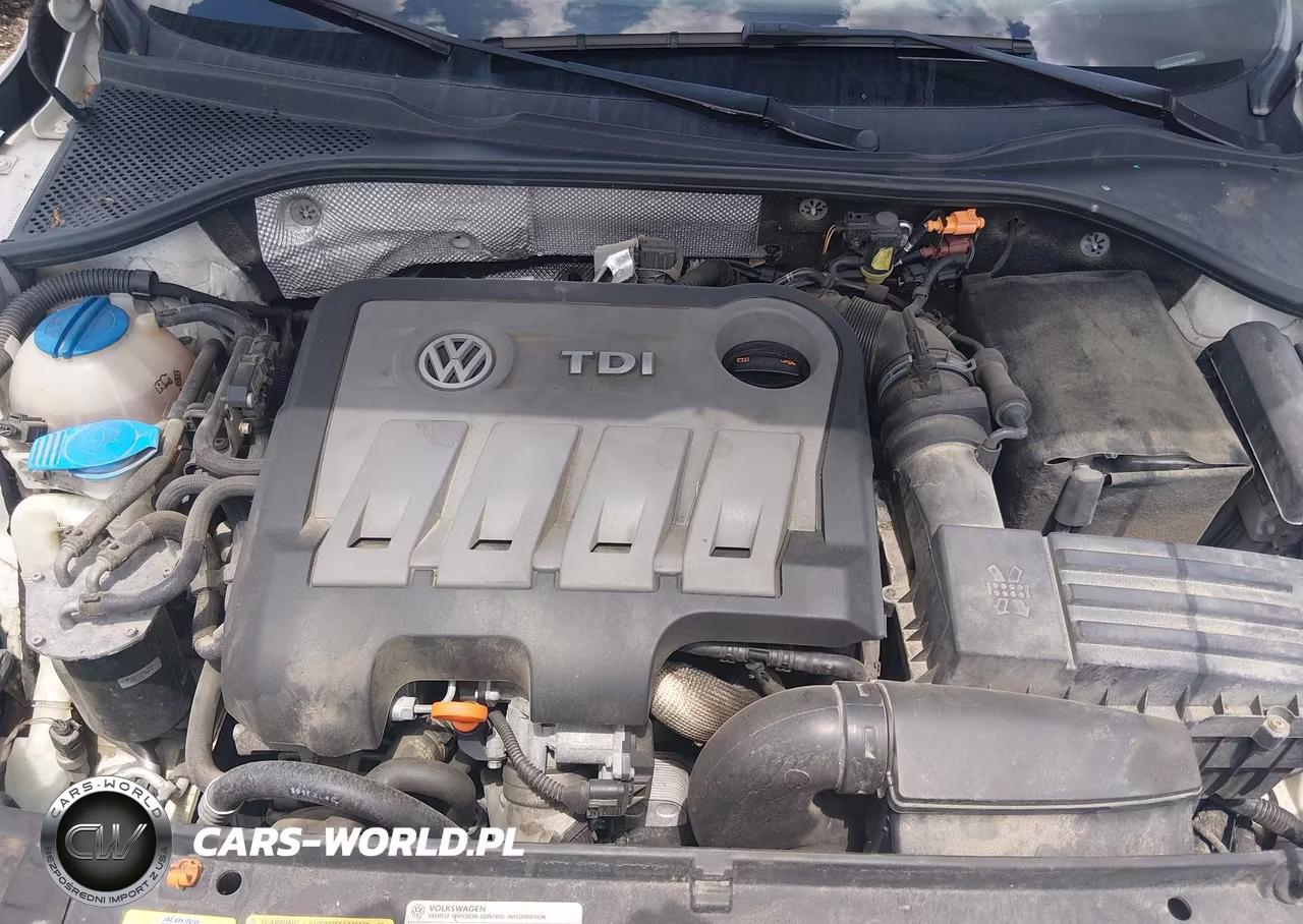 2012 Volkswagen Passat 2.0L Tdi Se VIN:1VWBN7A36CC072235 - 10