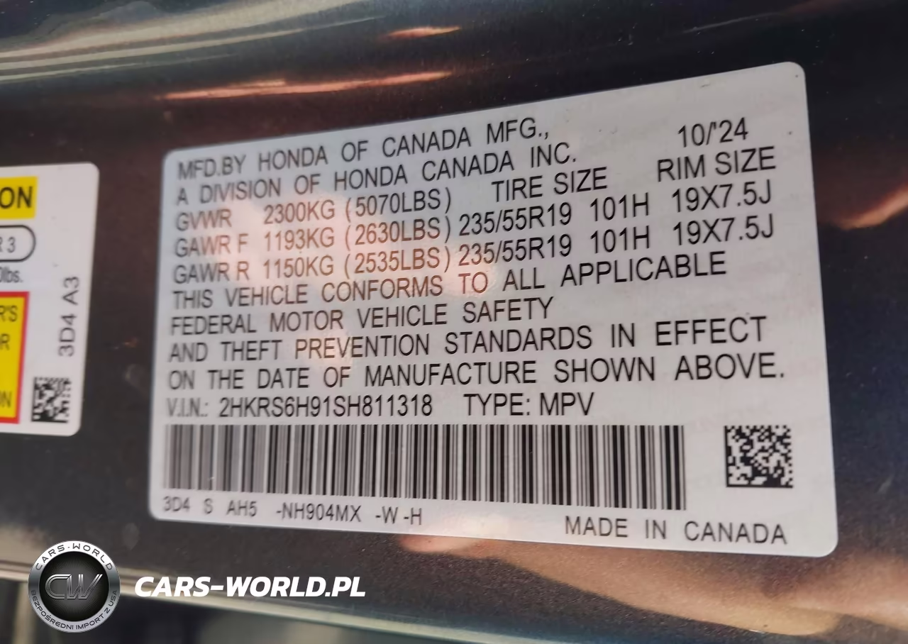 2025 Honda Cr-V Hybrid Sport Touring VIN:2HKRS6H91SH811318 - 9