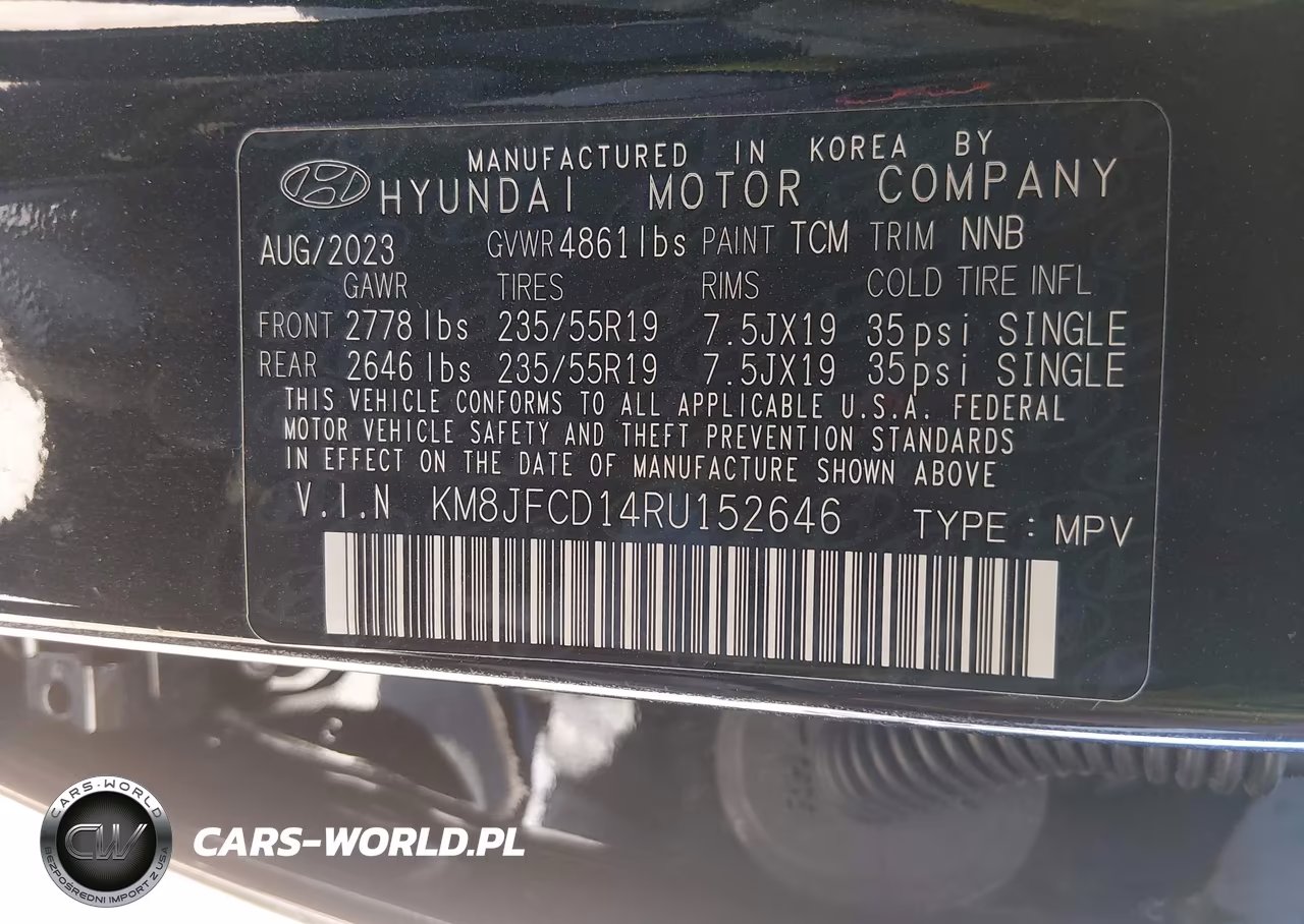 2024 Hyundai Tucson Hybrid N Line VIN:KM8JFCD14RU152646 - 9