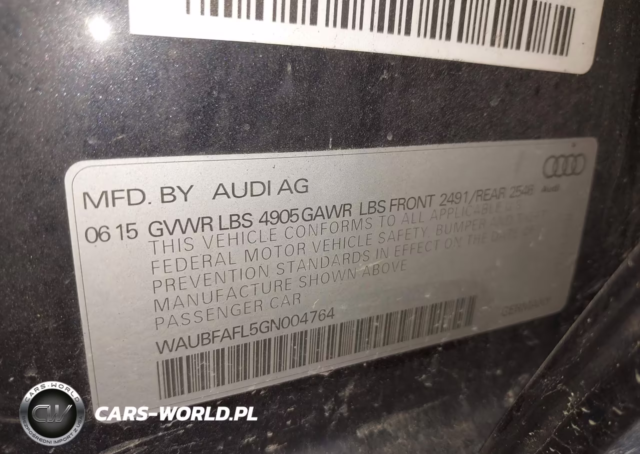 2016 Audi A4 Premium VIN:WAUBFAFL5GN004764 - 9