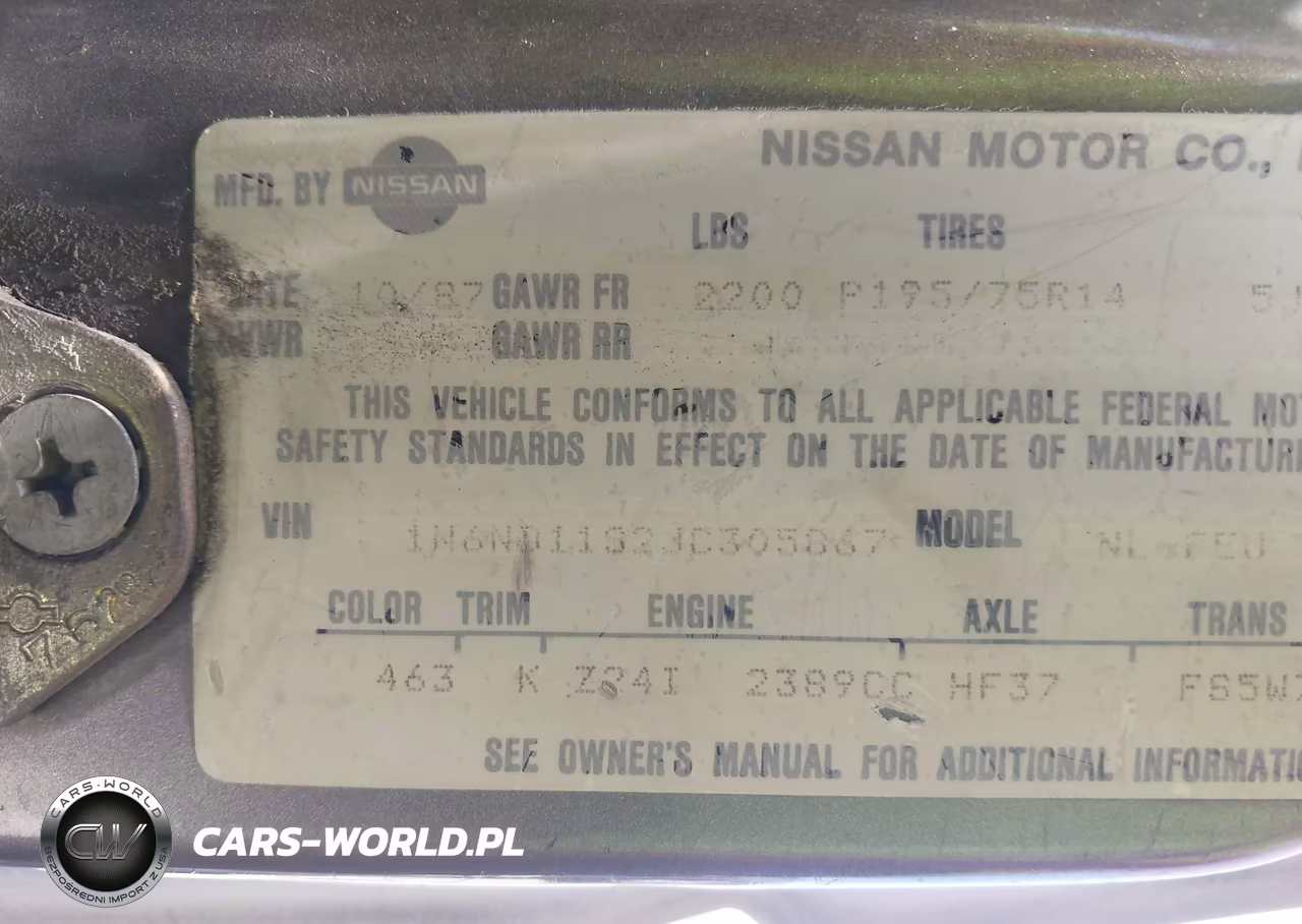1988 Nissan D21 Short Bed VIN:1N6ND11S2JC305867 - 9