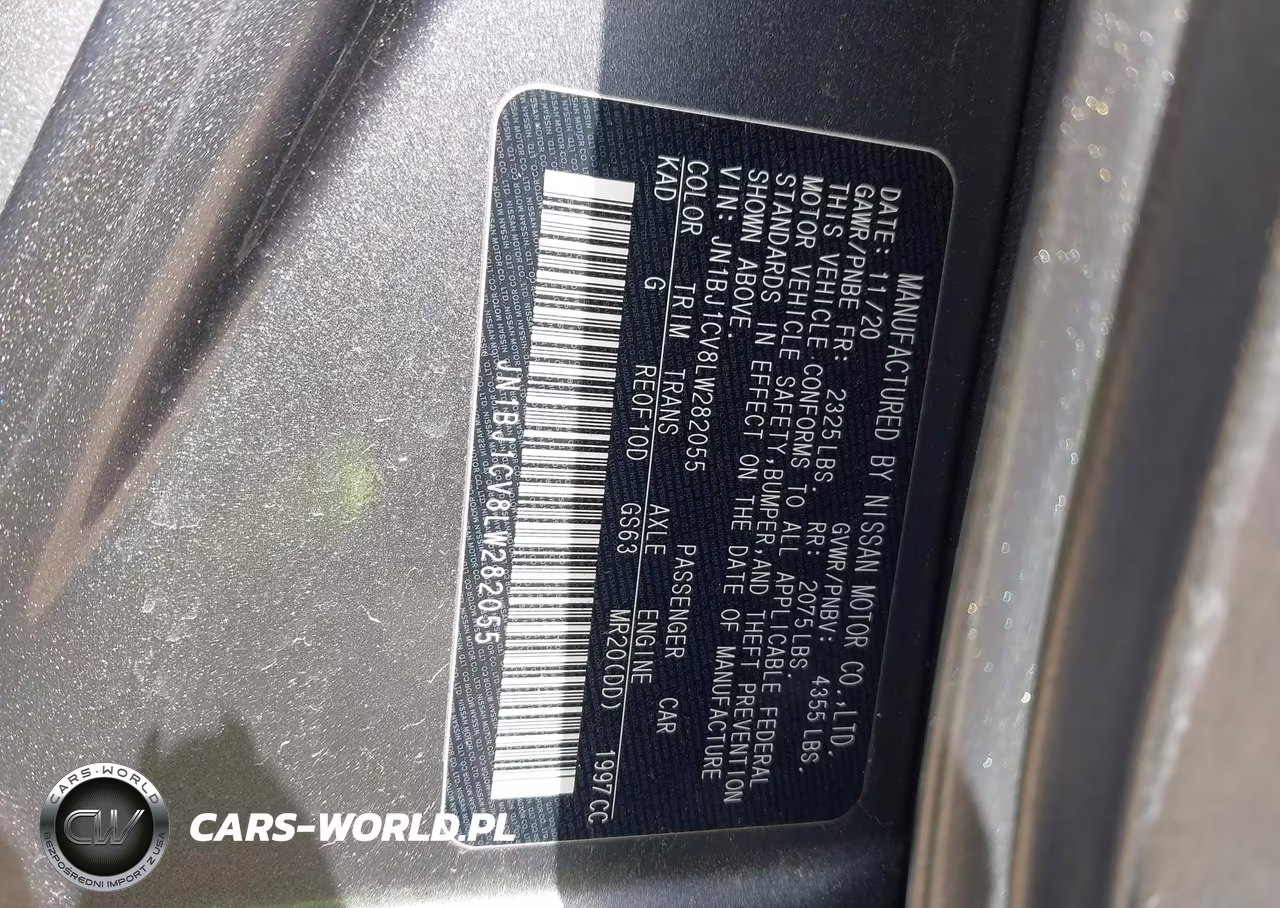 2020 Nissan Rogue Sport S Fwd Xtronic Cvt VIN:JN1BJ1CV8LW282055 - 9