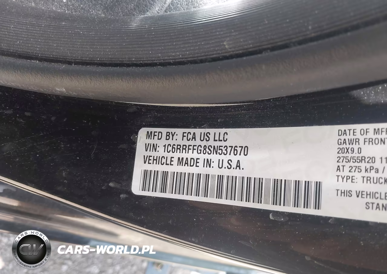 2025 Ram 1500 Big Horn 4X4 5'7 Box VIN:1C6RRFFG8SN537670 - 9