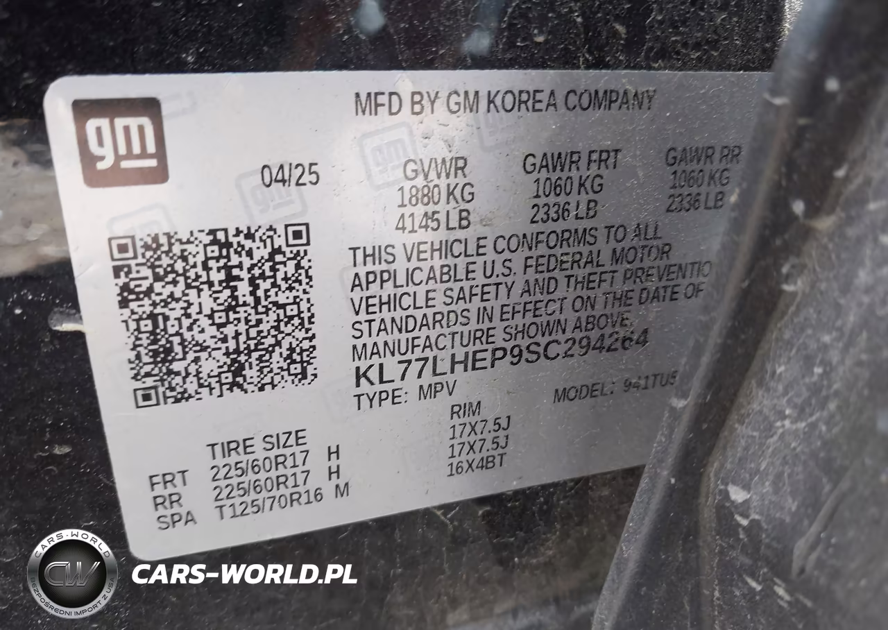 2025 Chevrolet Trax Fwd Lt VIN:KL77LHEP9SC294264 - 9