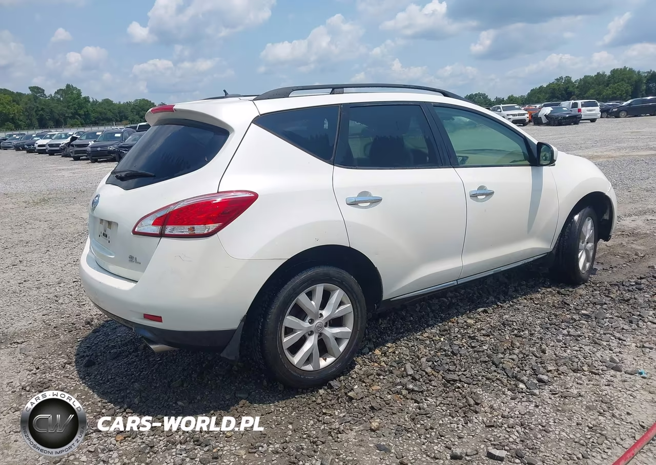 2012 Nissan Murano Sl VIN:JN8AZ1MU5CW100498 - 4