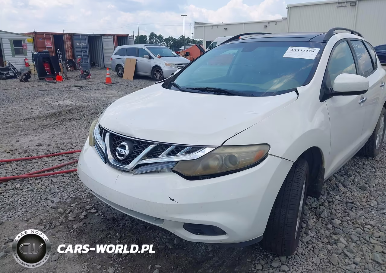 2012 Nissan Murano Sl VIN:JN8AZ1MU5CW100498 - 6