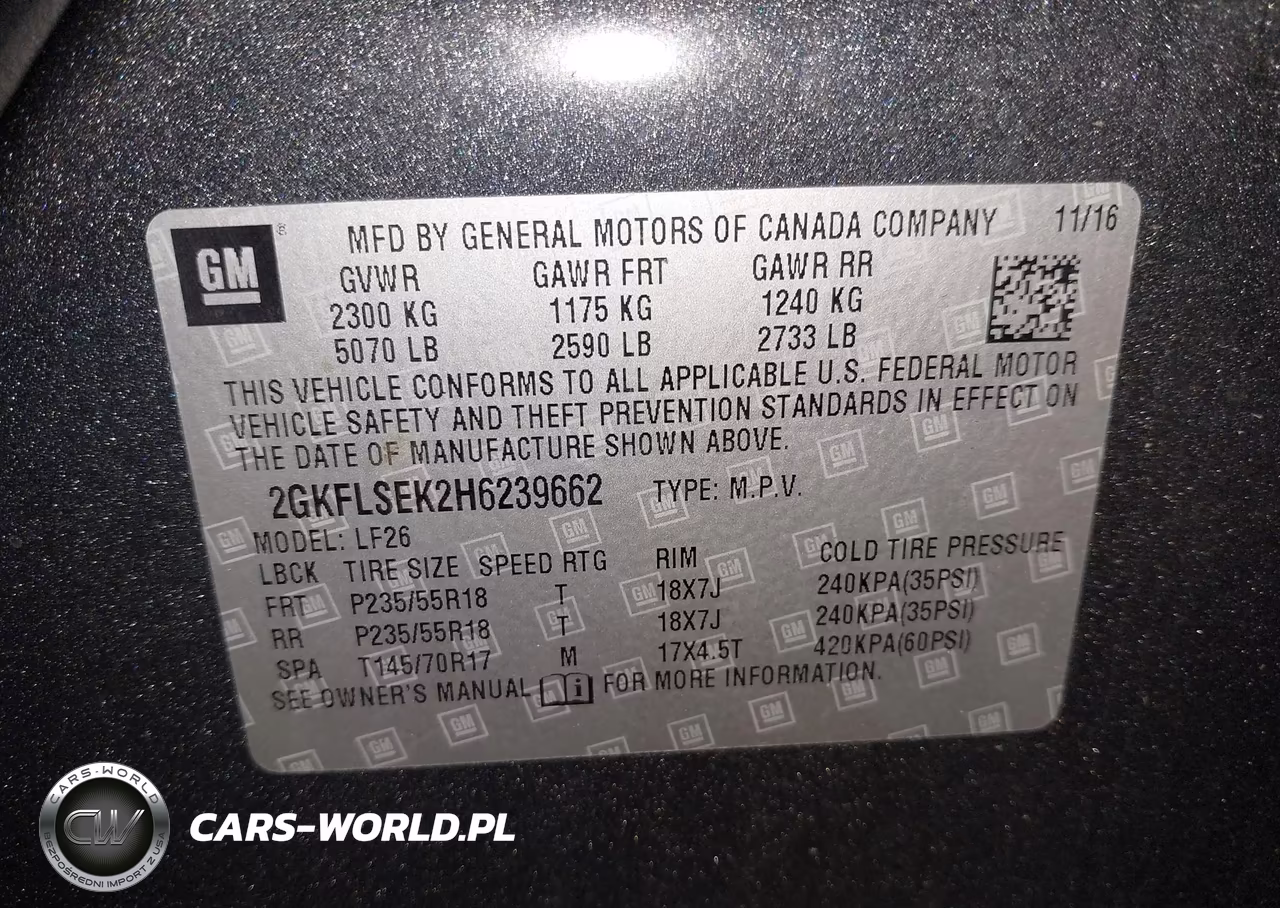 2017 GMC Terrain Sle-1 VIN:2GKFLSEK2H6239662 - 9