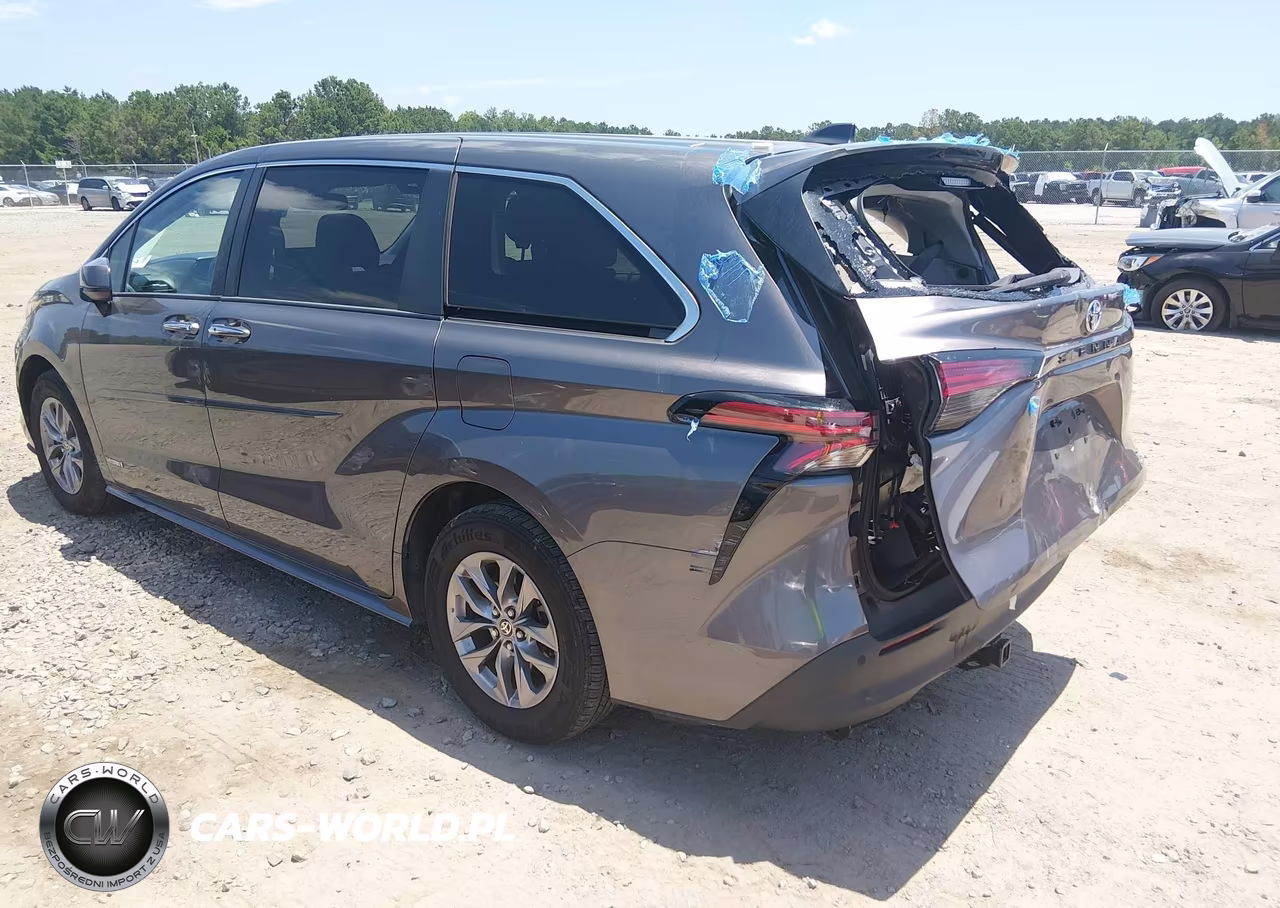 2021 Toyota Sienna Xle VIN:5TDYRKEC0MS022171 - 3