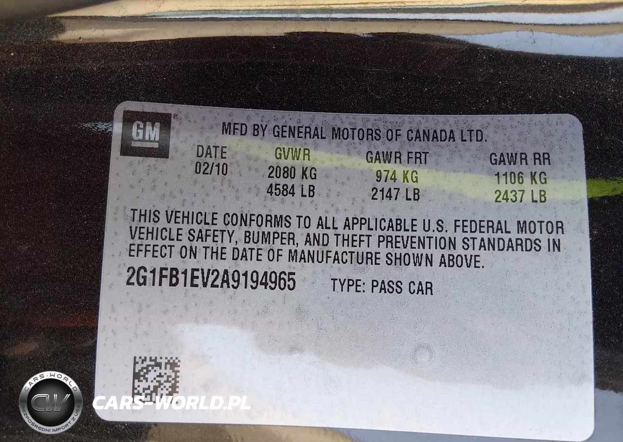 2010 Chevrolet Camaro 1Lt VIN:2G1FB1EV2A9194965 - 9