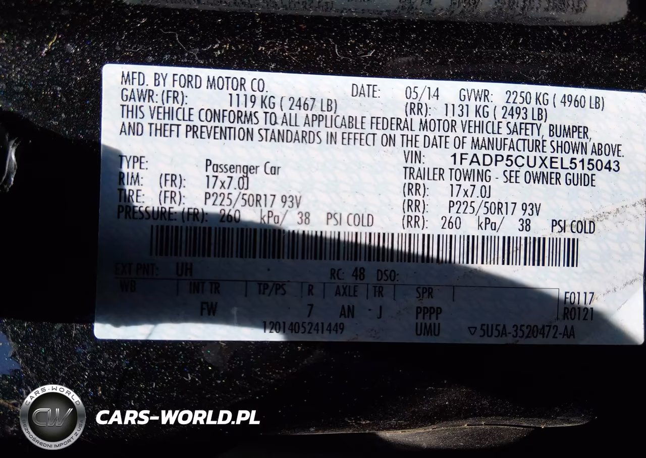 2014 Ford C-Max Energi Sel VIN:1FADP5CUXEL515043 - 9