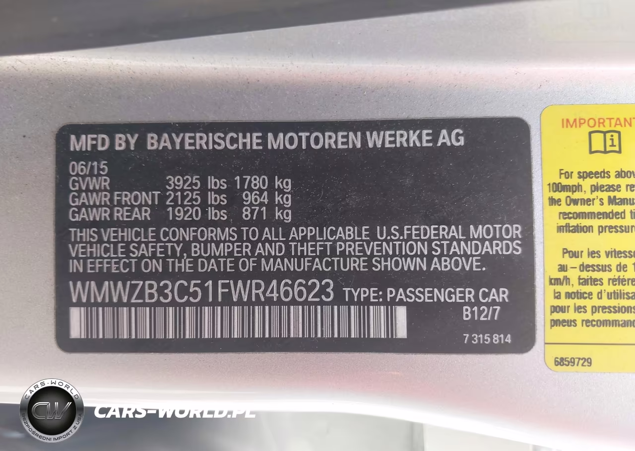 2015 Mini Countryman Cooper VIN:WMWZB3C51FWR46623 - 9