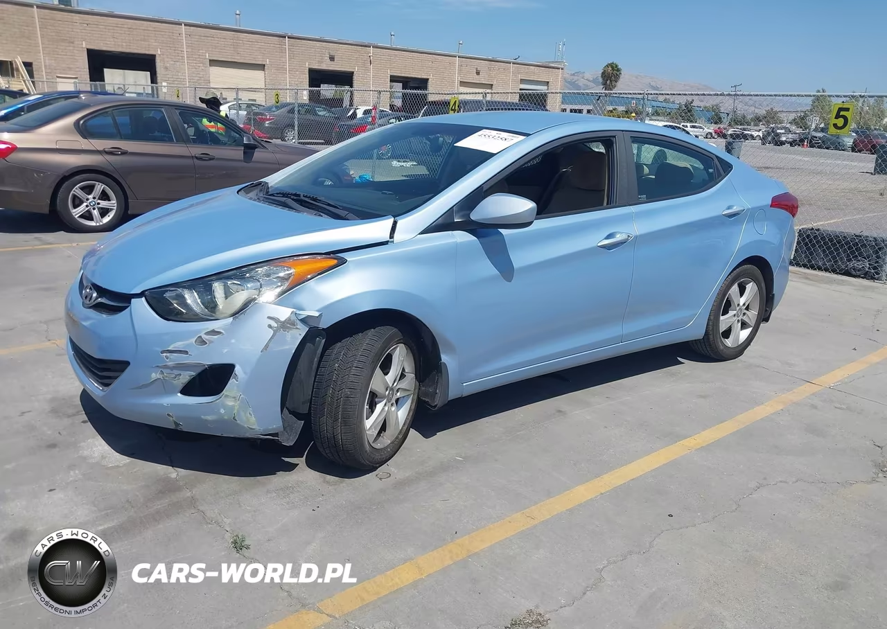2013 Hyundai Elantra Gls VIN:KMHDH4AE5DU754405 - 2